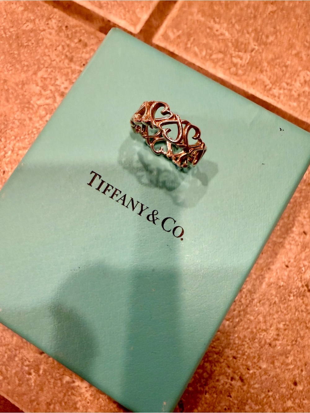 Tiffany & Co. 925 Sterling Paloma Picasso Hearts Band